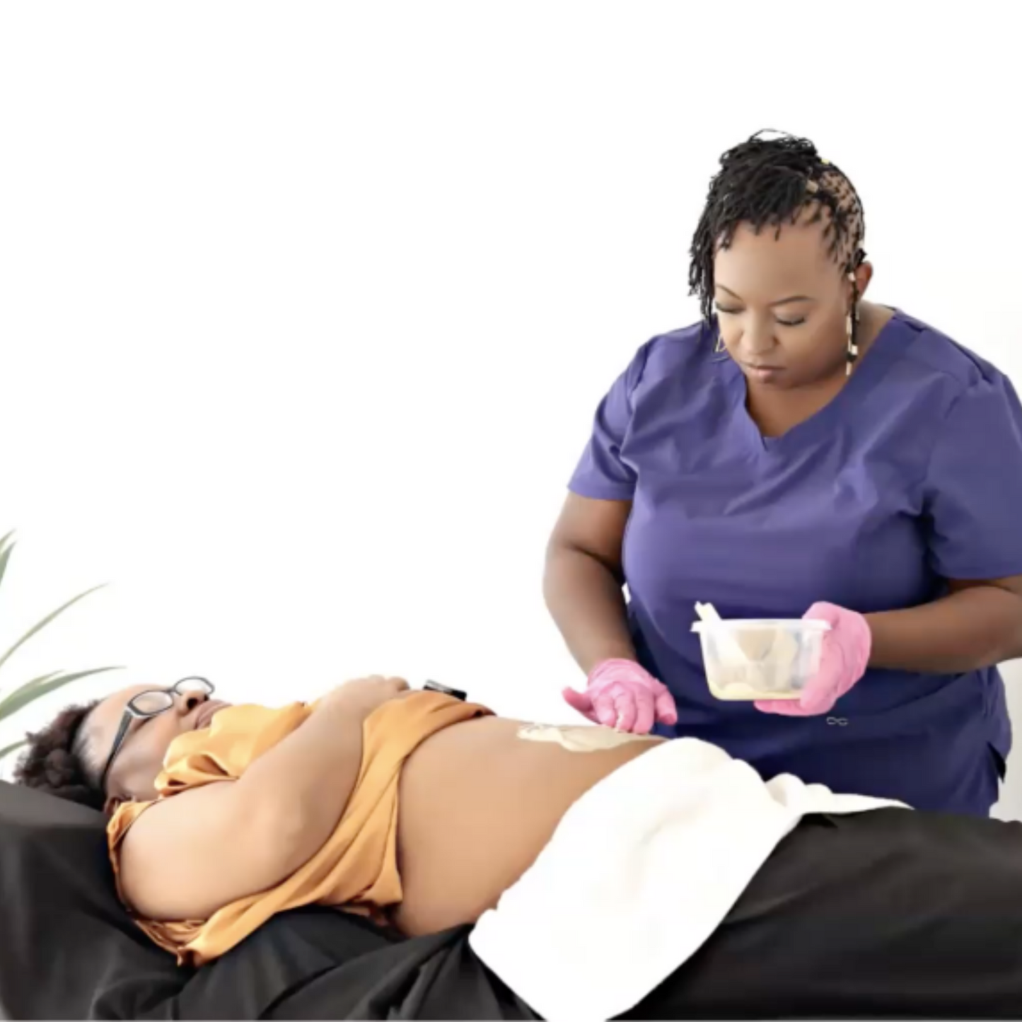 Sensual Belly Facial for Expectant Mothers