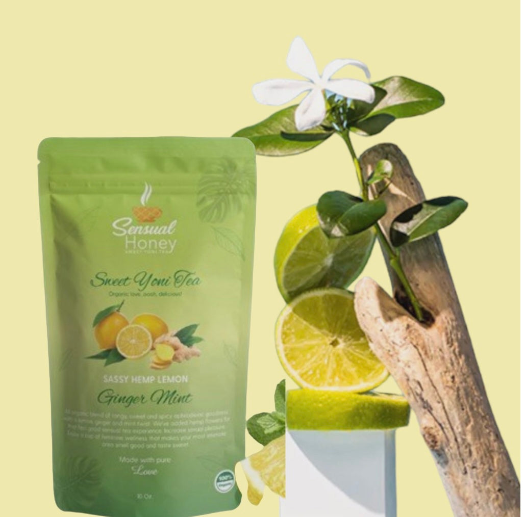 Sassy Hemp Lemon Ginger Mint Tea